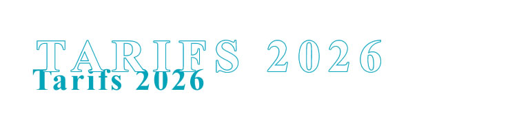 TITRE TARIFS 2026